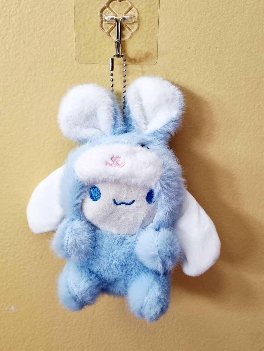 Sarino Cinnamoroll Bag Clip-On Keychain Soft Plush Stuffed Animal Plushies Toy